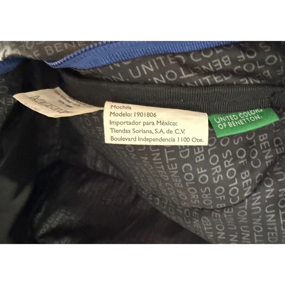 United Colors Of Benetton Red/Blue Backpack Bag